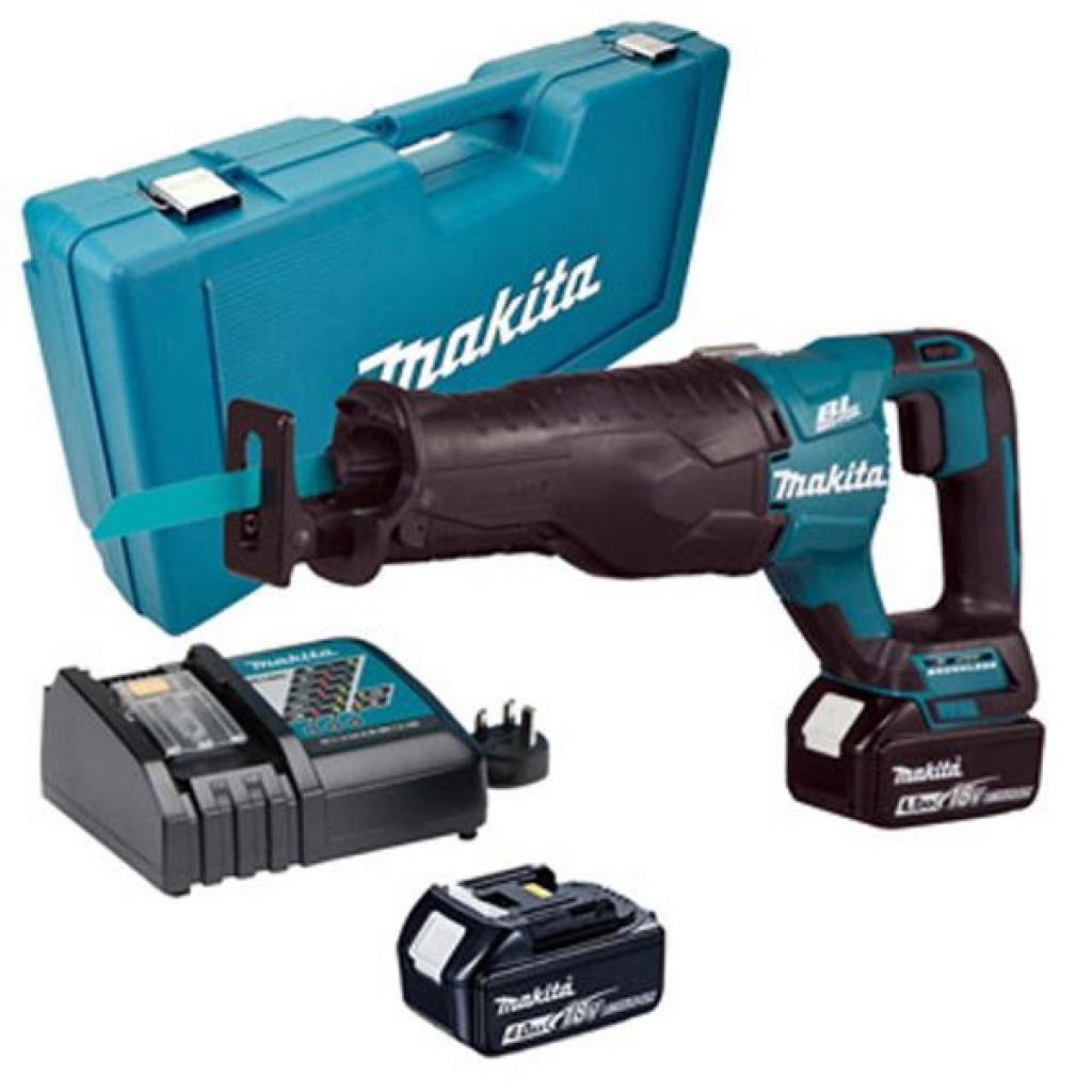 Шабельна пила Makita LXT, 4Аг х 2шт, Makpac, 32мм (DJR187RME) - зображення 4