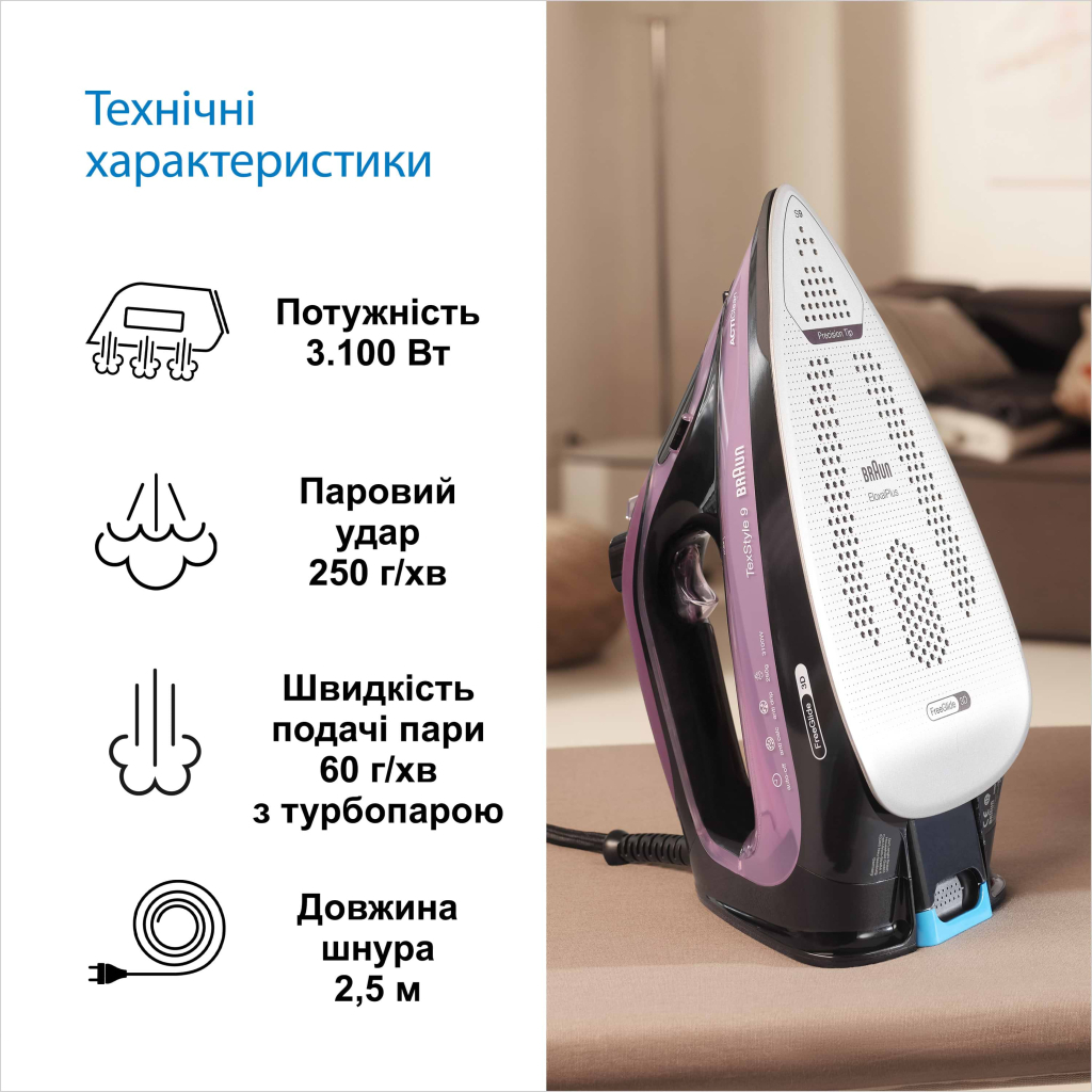 Праска Braun SI 9661 VI (SI9661VI) - зображення 5