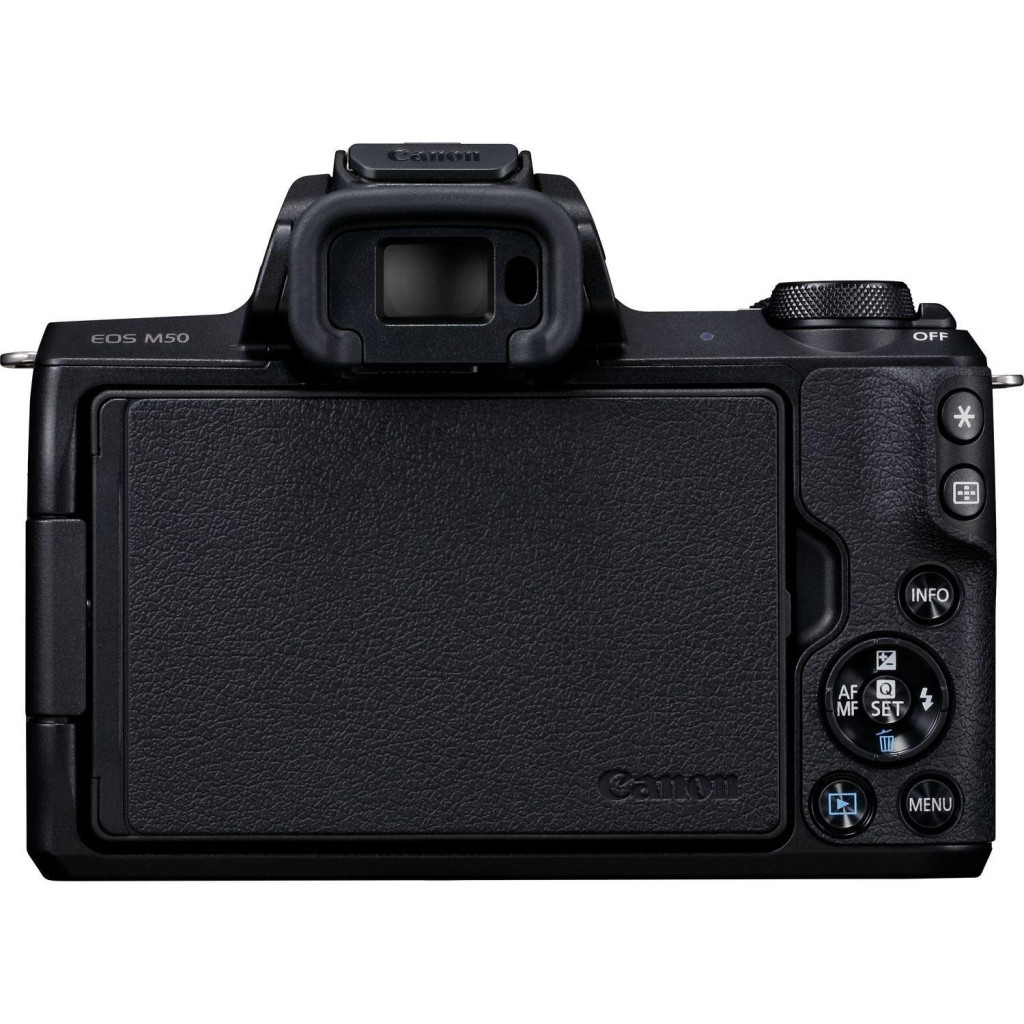 Цифровий фотоапарат Canon EOS M50 15-45 IS STM + 55-200 IS STM kit black (2680C054) - зображення 2