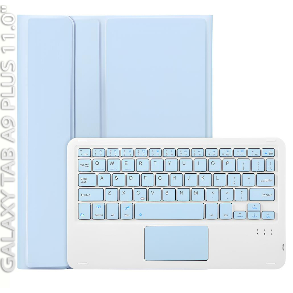 Чохол до планшета BeCover Keyboard+TouchPad Samsung Tab A9 Plus SM-X210/SM-X215/SM-X216 11.0" Light Blue (712414) - зображення 1