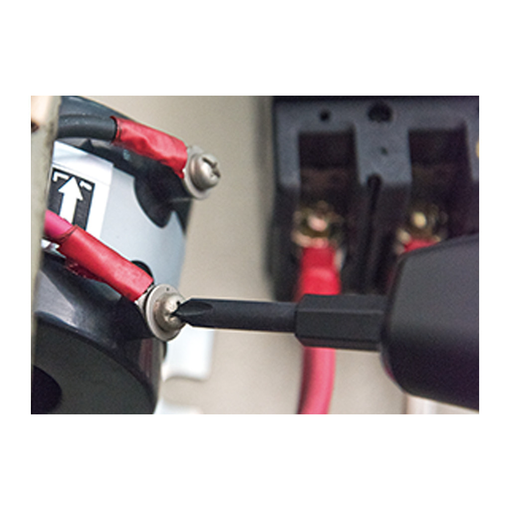 Викрутка KING TONY тестер напруги 80-1000 В, під змінні біти (6CB41) - зображення 5