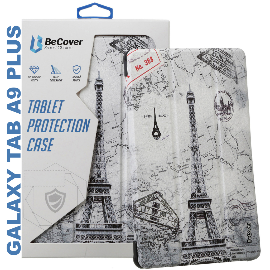 Чохол до планшета BeCover Smart Case Samsung Tab A9 Plus SM-X210/SM-X215/SM-X216 11.0" Paris (710316) - зображення 1