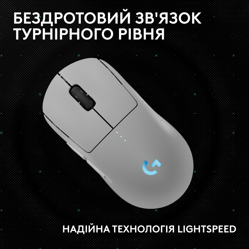 Мишка Logitech G Pro 2 Lightspeed Wireless White (910-007302) - зображення 5