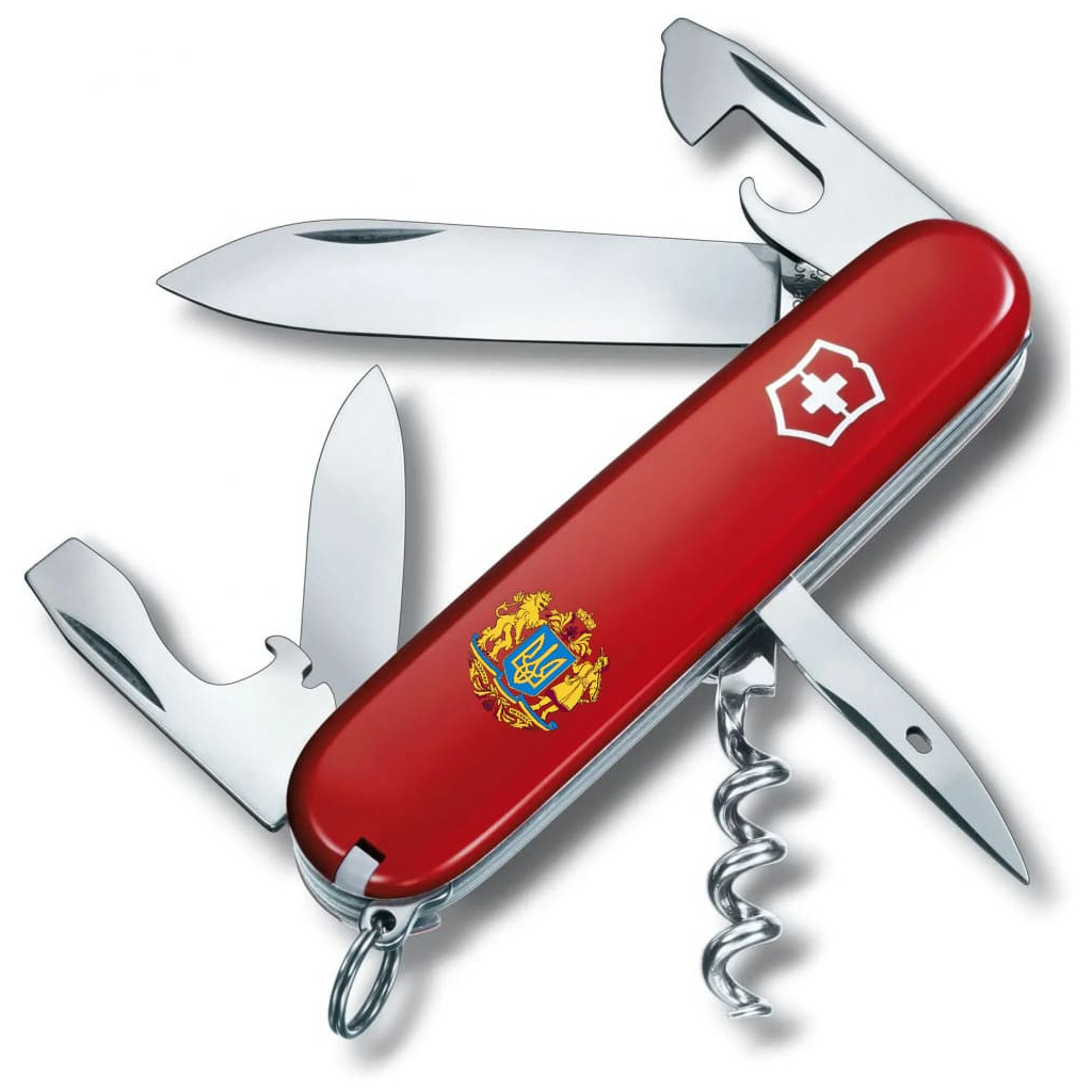 Ніж Victorinox Spartan Ukraine Red "Великий Герб України" (1.3603_T0400u) - зображення 1