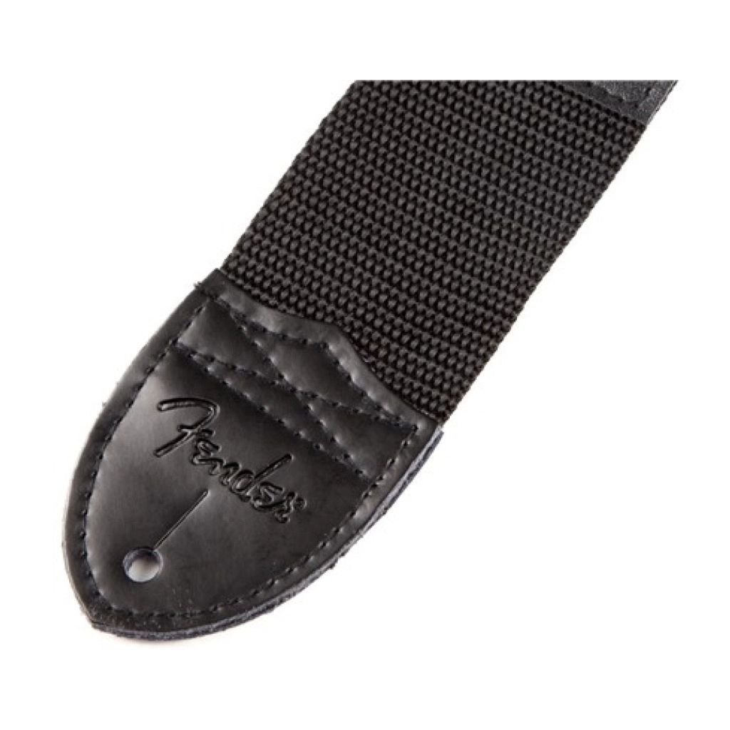 Ремінь для гітари Fender Strap 2" Black White Logo (53884) - зображення 4