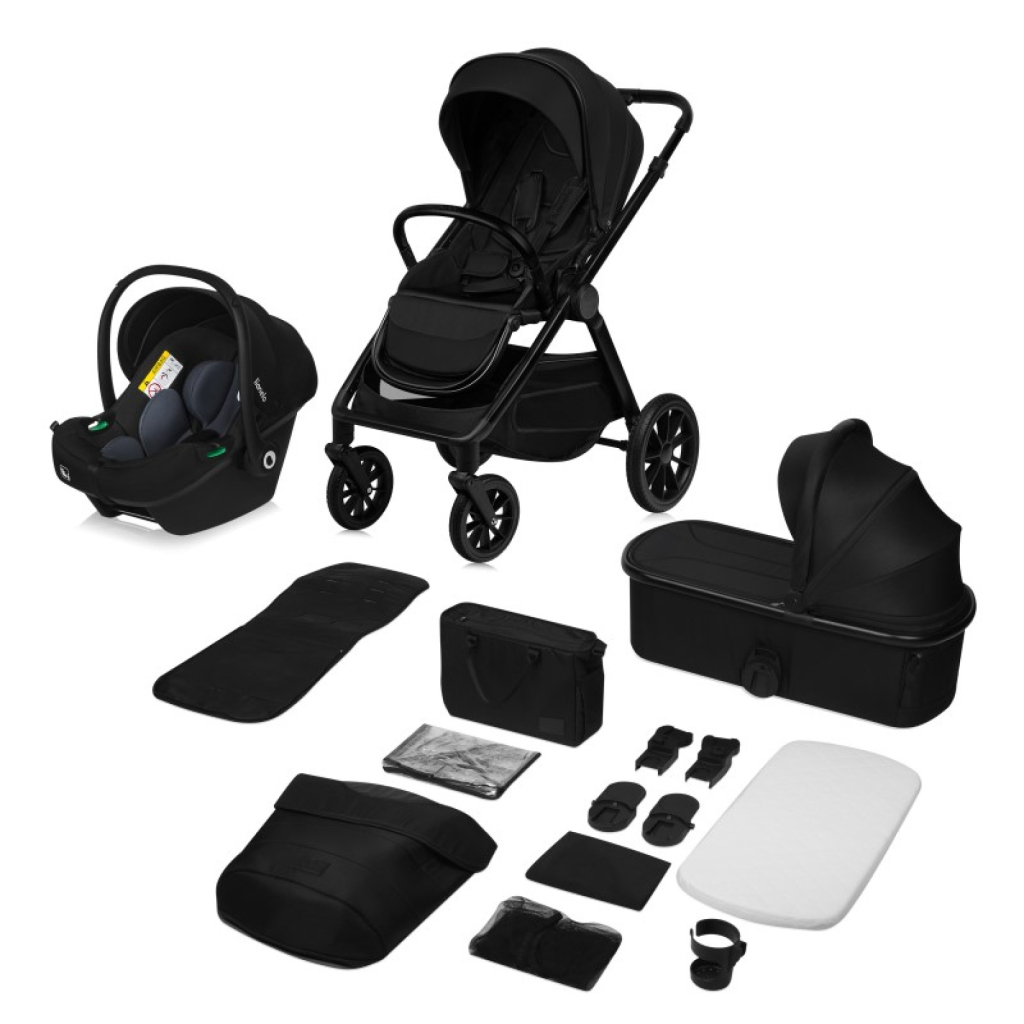 Коляска Lionelo 3 в 1Layla Black Onyx (LO-LAYLA 3IN1 BLACK ONYX) - зображення 12