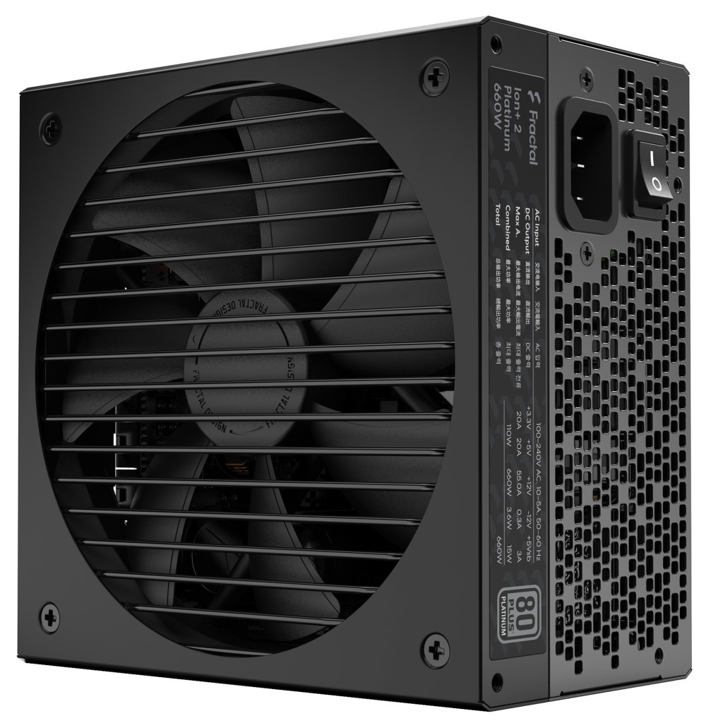 Блок живлення Fractal Design 660W Ion + 2 Platinum (FD-P-IA2P-660-EU) - зображення 1