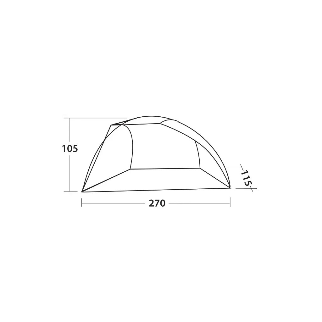 Намет Easy Camp Beach Grey/Sand 120429 (929589) - зображення 3