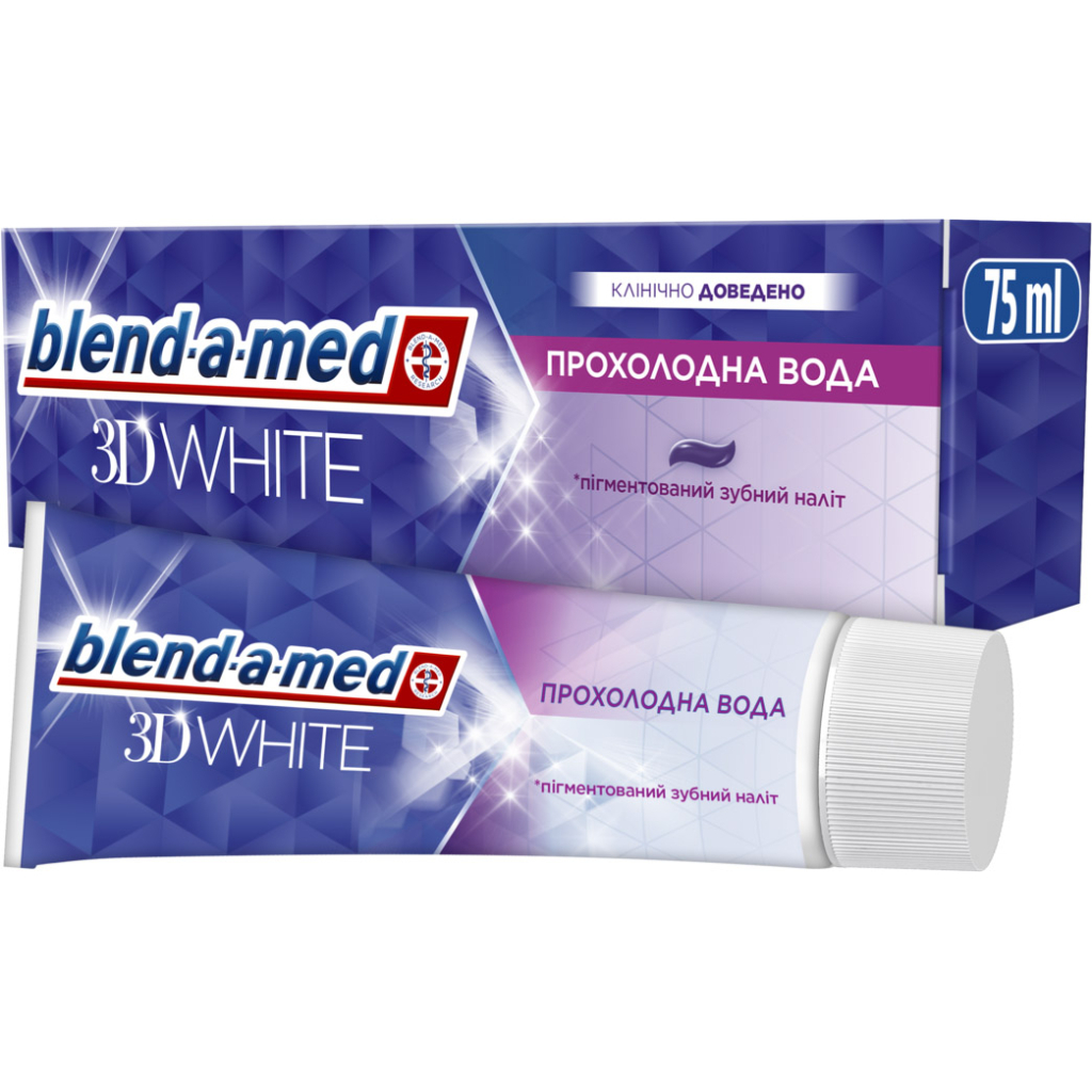 Зубна паста Blend-a-med 3D White Прохолодна вода 75 мл (8006540793138) - изображение 1
