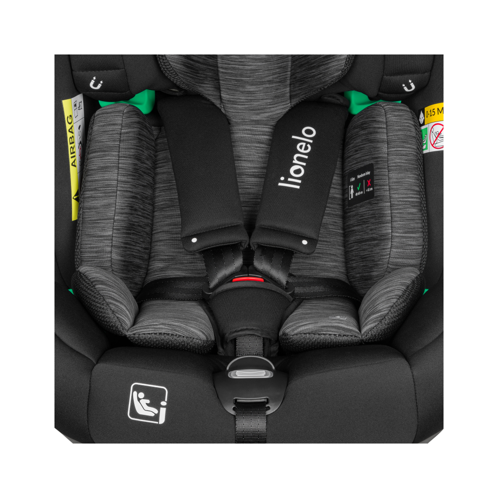 Автокрісло Lionelo Braam Air I-Size Black Carbon (LO-BRAAM AIR I-SIZE BLACK CARBON) - зображення 7