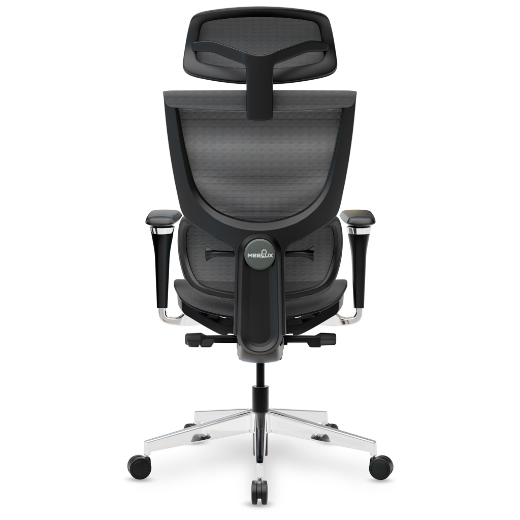 Офісне крісло Mealux S8 Air Black (HF-S8P M/B) - зображення 4