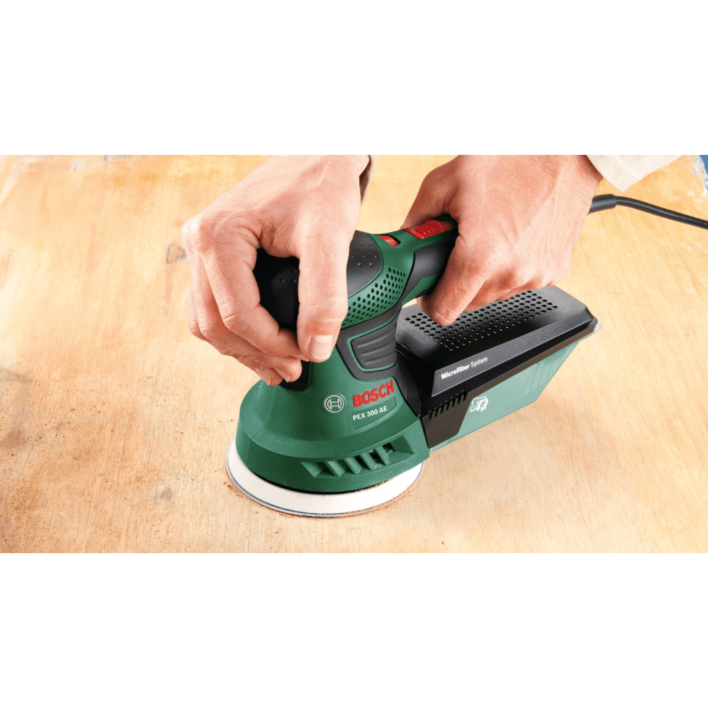 Шліфувальна машина Bosch PEX 300 AE 200W, 125мм 4000-24000об/хв, 1.5кг (0.603.3A3.000) - зображення 6