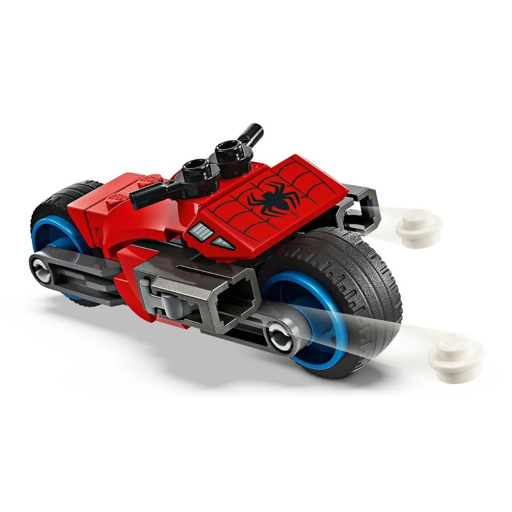 Конструктор LEGO Super Heroes Погоня на мотоциклах Людина-Павук vs. Доктор Восьминіг 77 деталей (76275) - зображення 5