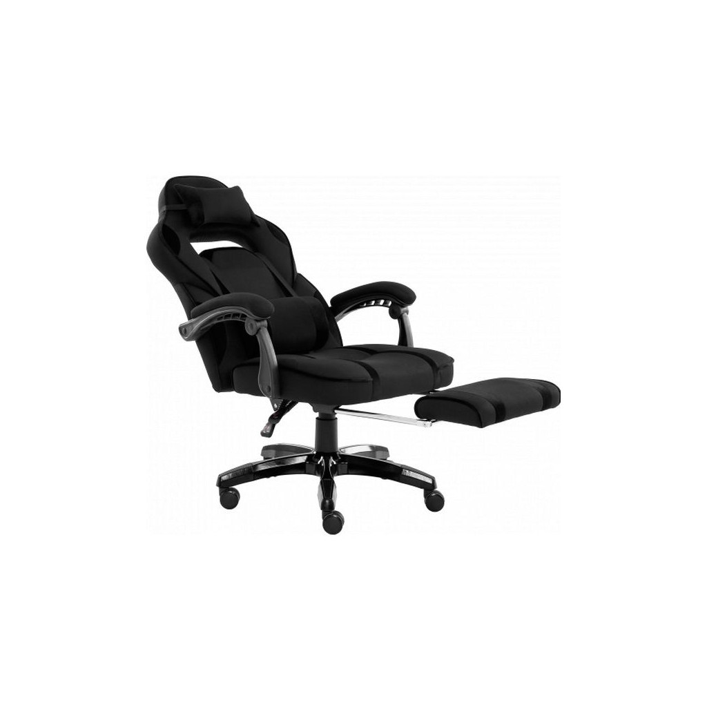 Крісло ігрове GT Racer X-2749-1 Black (X-2749-1 Fabric Black Suede) - зображення 6