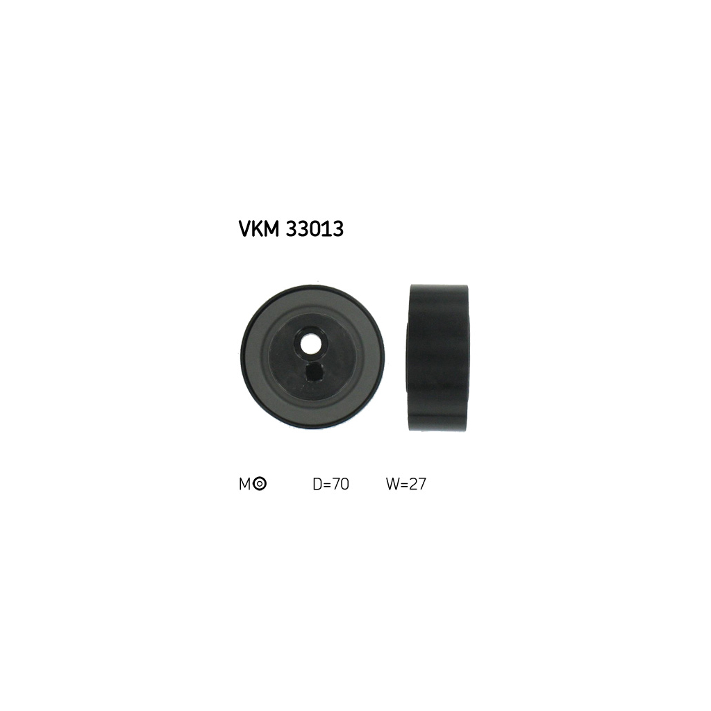 Ролик натягувача ременя SKF VKM 33013 - зображення 1