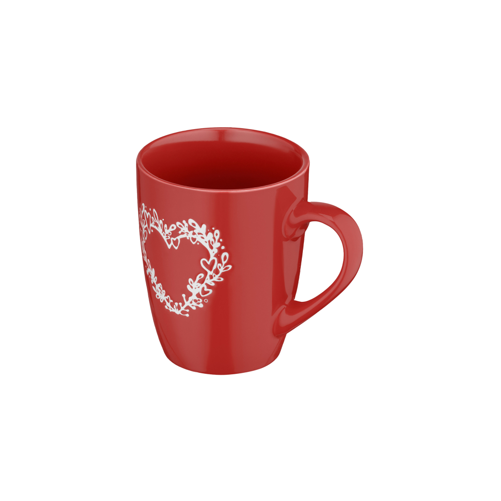Чашка Ardesto Heart, 320мл, кераміка, червоний (AR3467R) - изображение 4