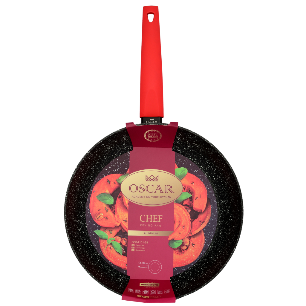 Сковорода Oscar Chef без кришки 28 см (OSR-1101-28) - зображення 3