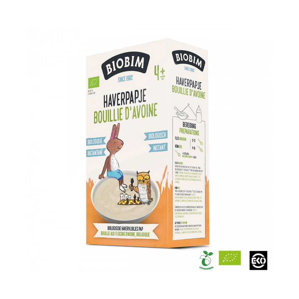 Дитяча каша Biobim безмолочна Вівсяна 200 г (8713445090612) - зображення 1