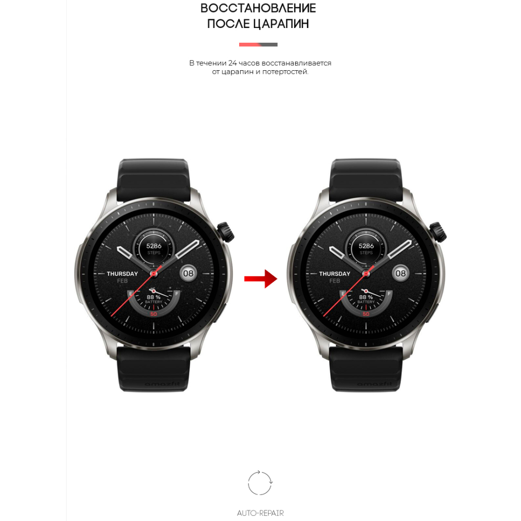 Плівка захисна Armorstandart Amazfit GTR 4 6 pcs. (ARM65220) - зображення 3