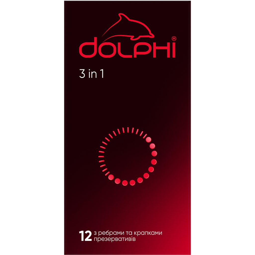 Презервативи Dolphi 3 in 1 12 шт. (4820144770890) - изображение 1