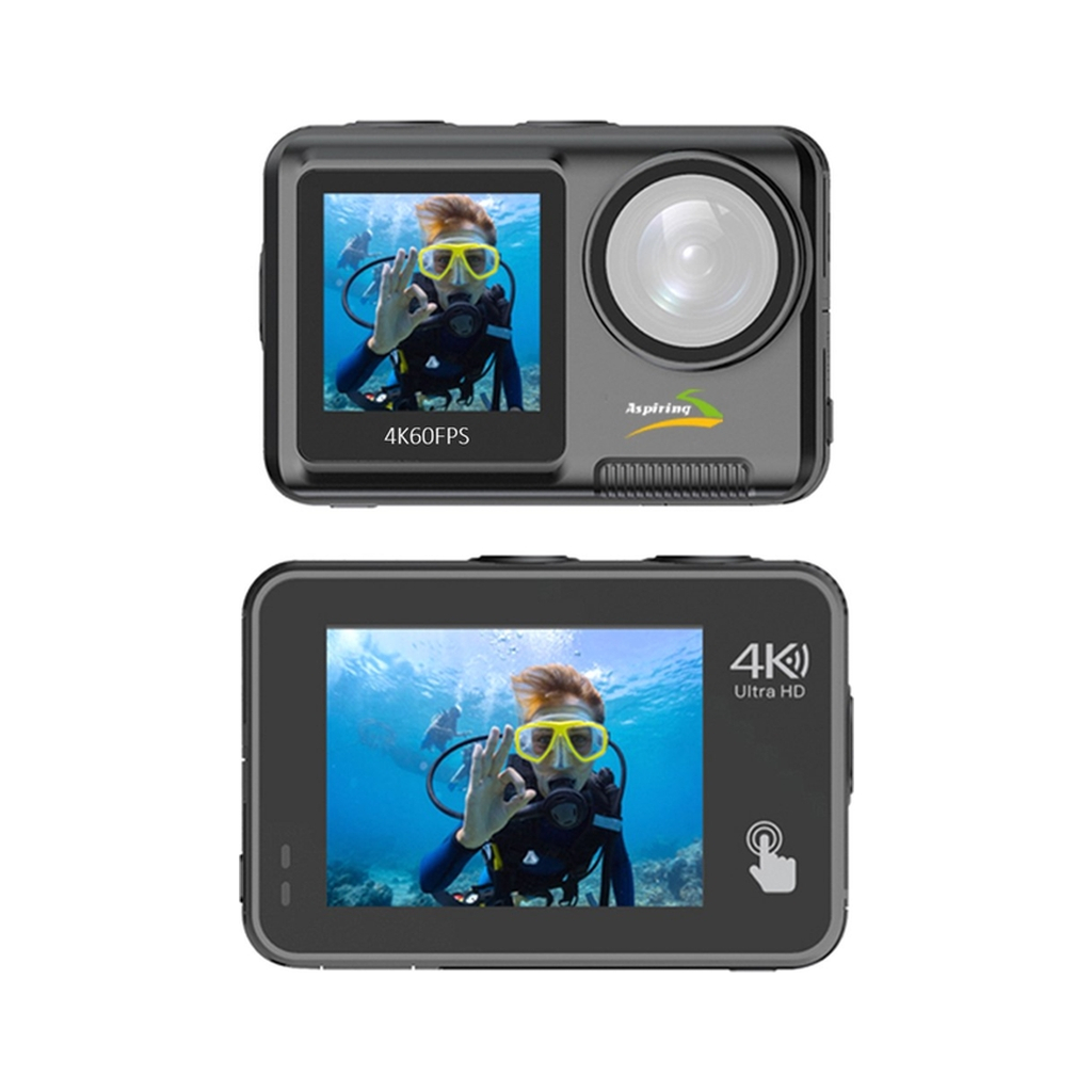 Екшн-камера Aspiring Repeat 4 ULTRA HD 4K DUAL SCREEN (86ASZE21PB) - изображение 4