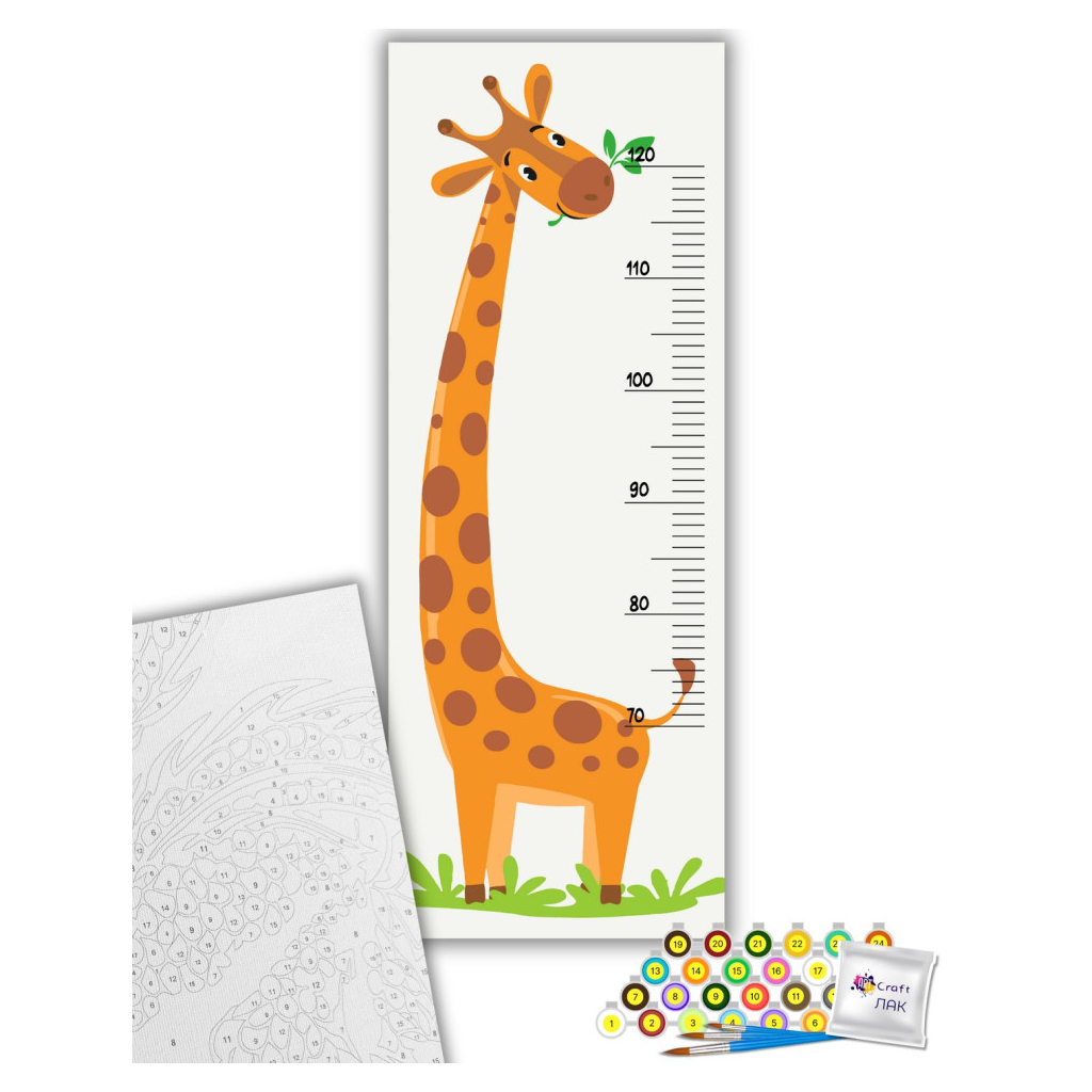 Картина по номерам ArtCraft Ростомір Жирафик 30х80 см (15122-AC) - зображення 2