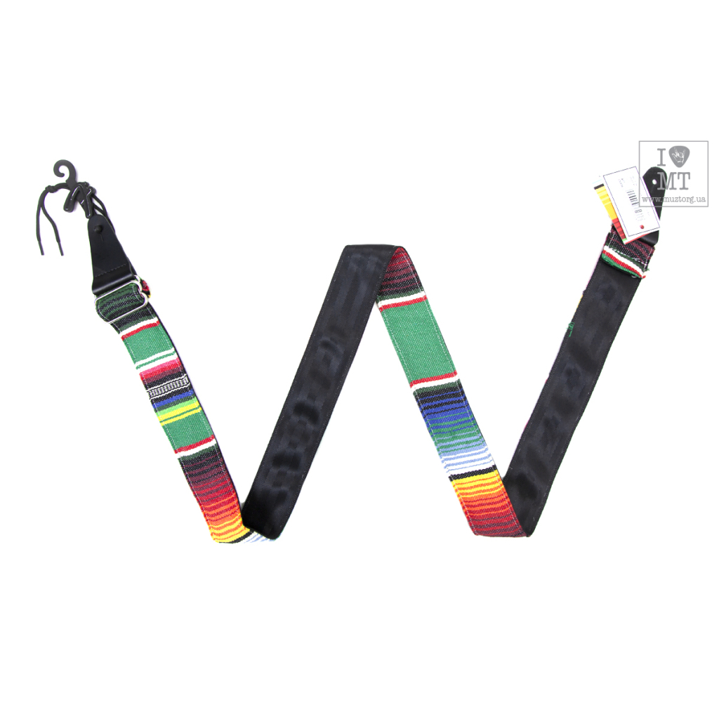 Ремінь для гітари Fender Strap 2" Serape Green Multi (230636) - зображення 1