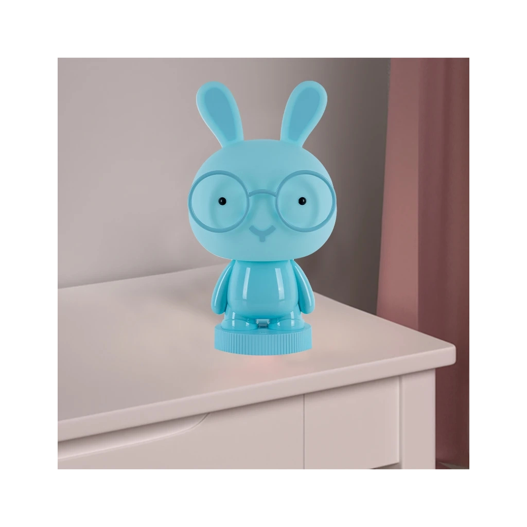 Нічник Kite Світильник LED з акумулятором Bunny, блакитний (K24-490-1-3) - зображення 5
