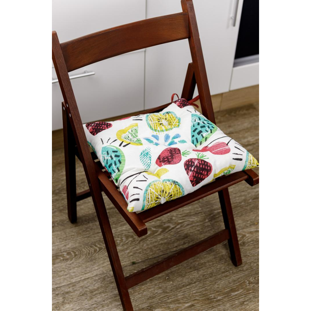 Подушка на стілець Прованс Red cherries 40х40 (032974) - зображення 2