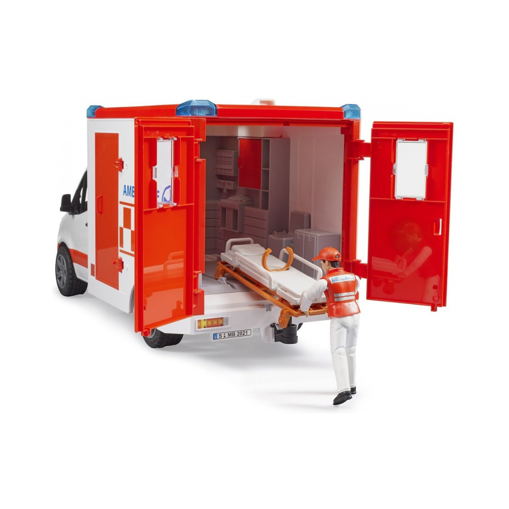 Спецтехніка Bruder МВ Sprinter Швидка допомога 1:16 (02676) - зображення 3