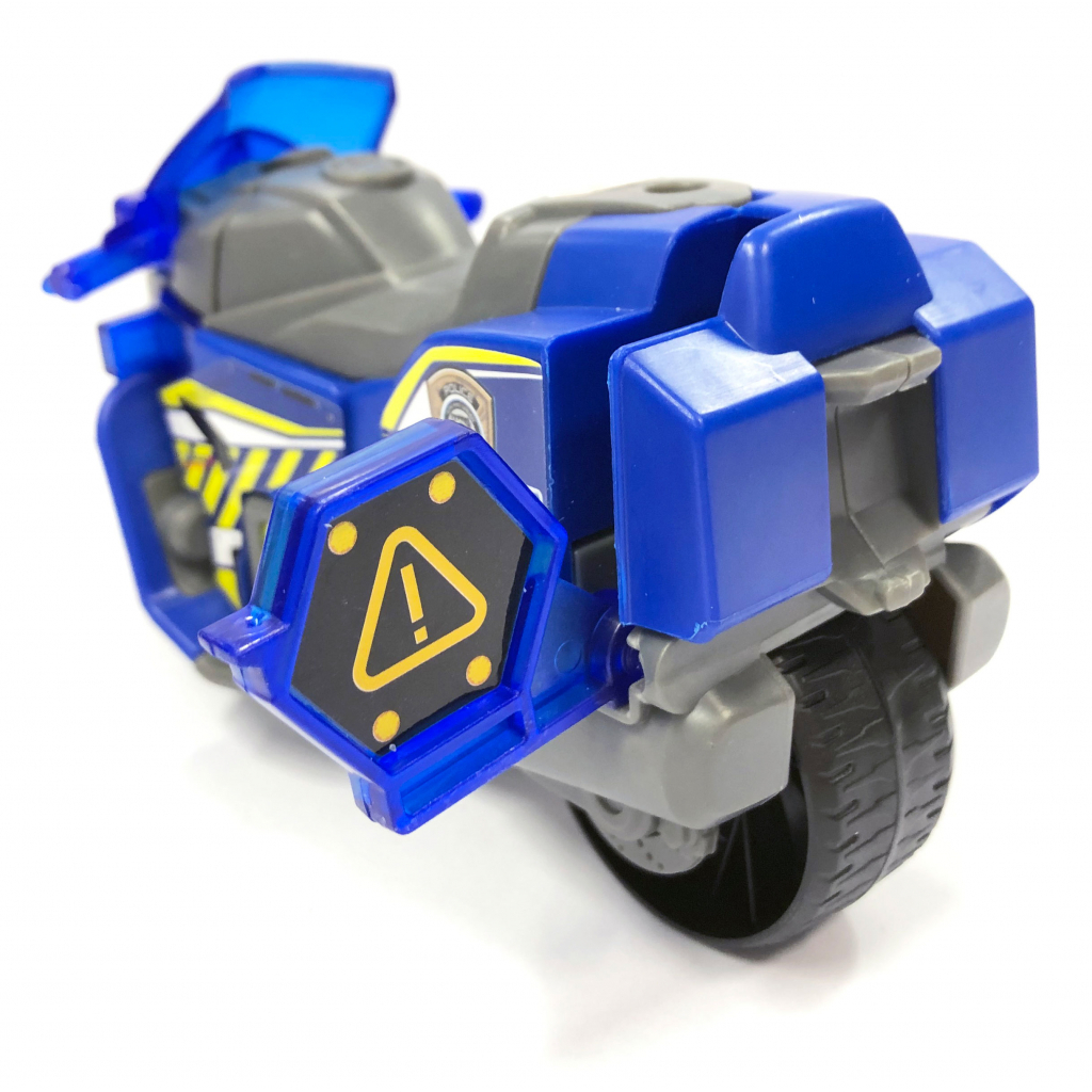 Спецтехніка Dickie Toys Поліцейський мотоцикл з висувним знаком (3302031) - зображення 3