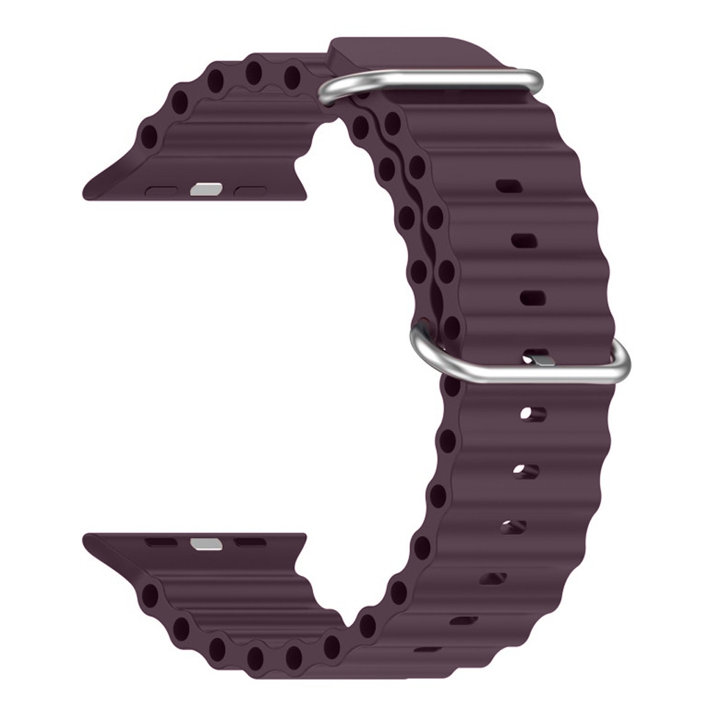 Ремінець до смарт-годинника Armorstandart Ocean Band для Apple Watch 49/46/45/44/42 (Series 1-3) Berry Purple (ARM74243) - зображення 1