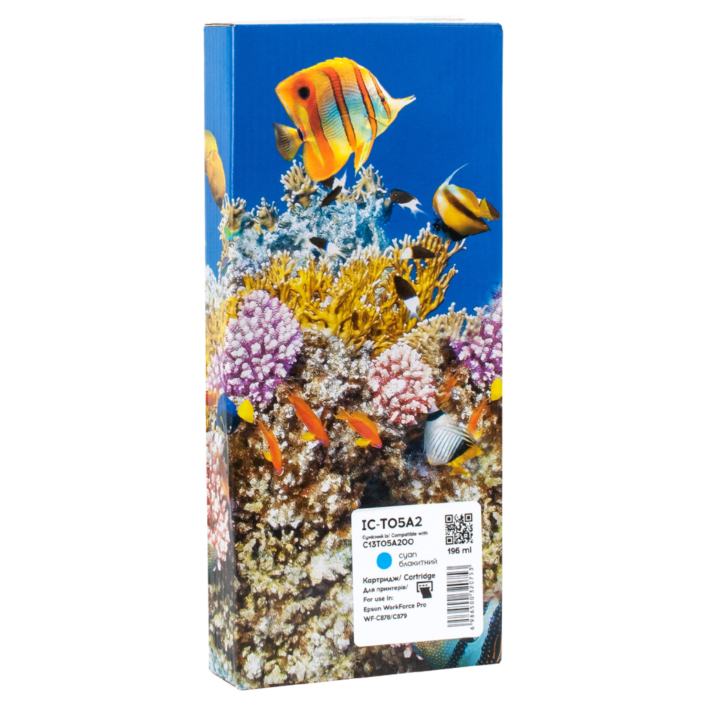 Картридж Barva Epson T05A2 (C13T05A200) 20K Cyan (IC-T05A2) - изображение 1
