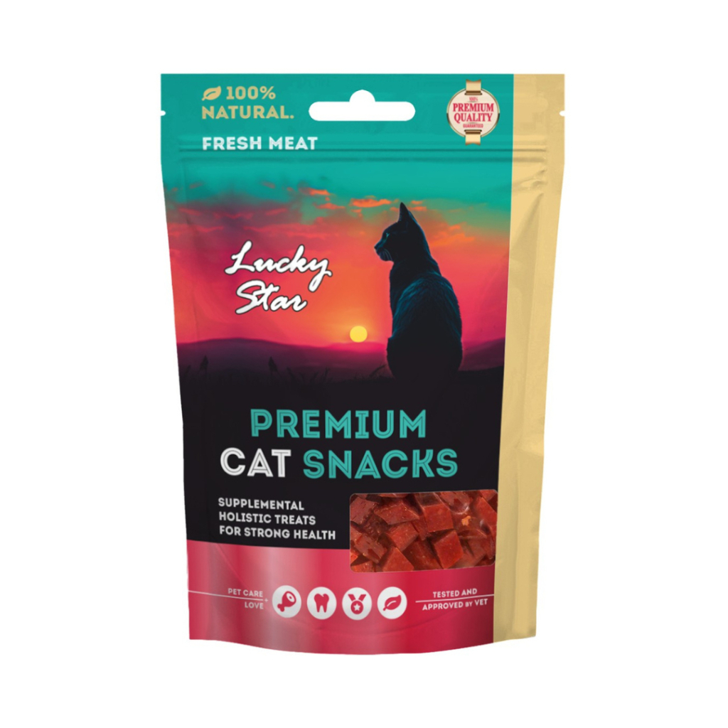 Ласощі для котів Lucky Star М'які кубики з качиного м'яса 65 г (4820281500732) - зображення 3