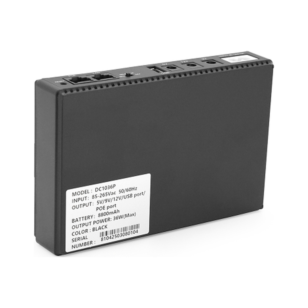 Пристрій безперебійного живлення Green Wave UPS-36W DC1036P-8 - зображення 5