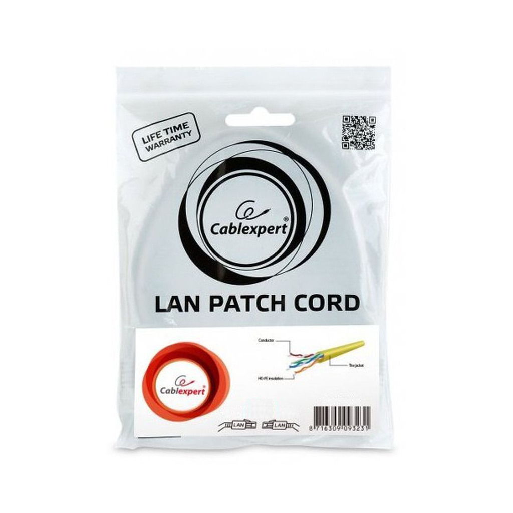 Патч-корд 0.25м UTP cat 6 CCA yellow Cablexpert (PP6U-0.25M/Y) - зображення 4
