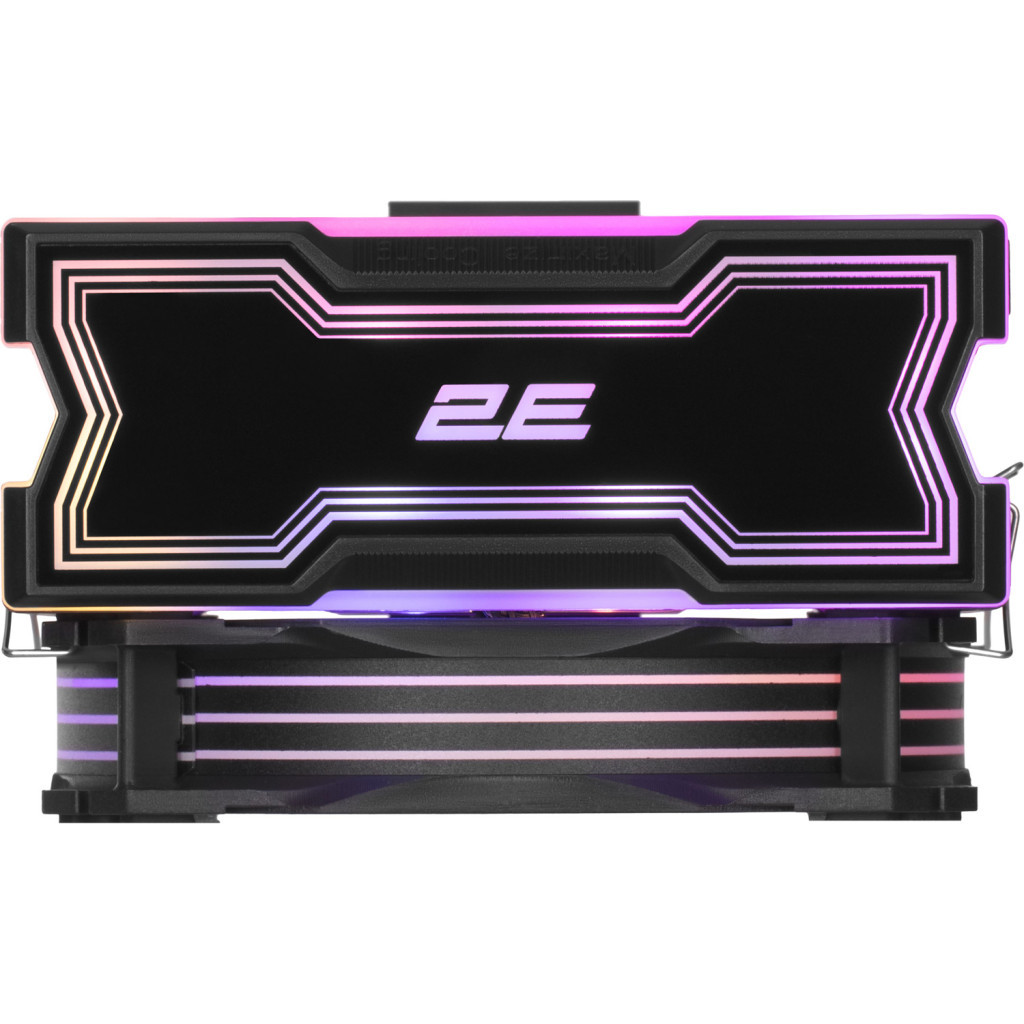 Кулер до процесора 2E Gaming Air Cool AC120D4TC-ARGB, LGA1700, 1366, 1200, 115X, AM5, AM4, AM3, AM3+, AM2, AM2+, FM2, (2E-AC120D4TC-ARGB) - зображення 8