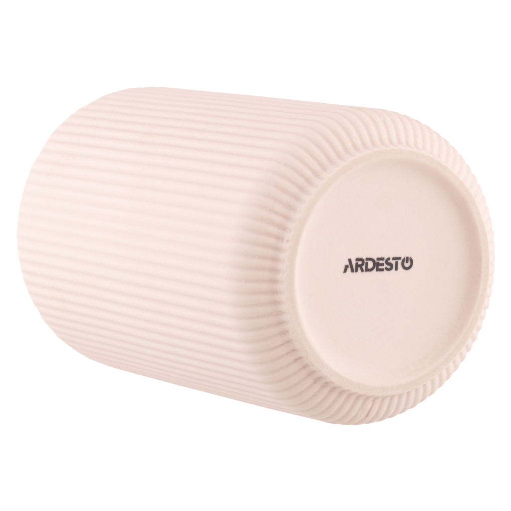 Ваза Ardesto Cremona, 10х15.1см, порцеляна, рожевий (AR3811P) - зображення 5