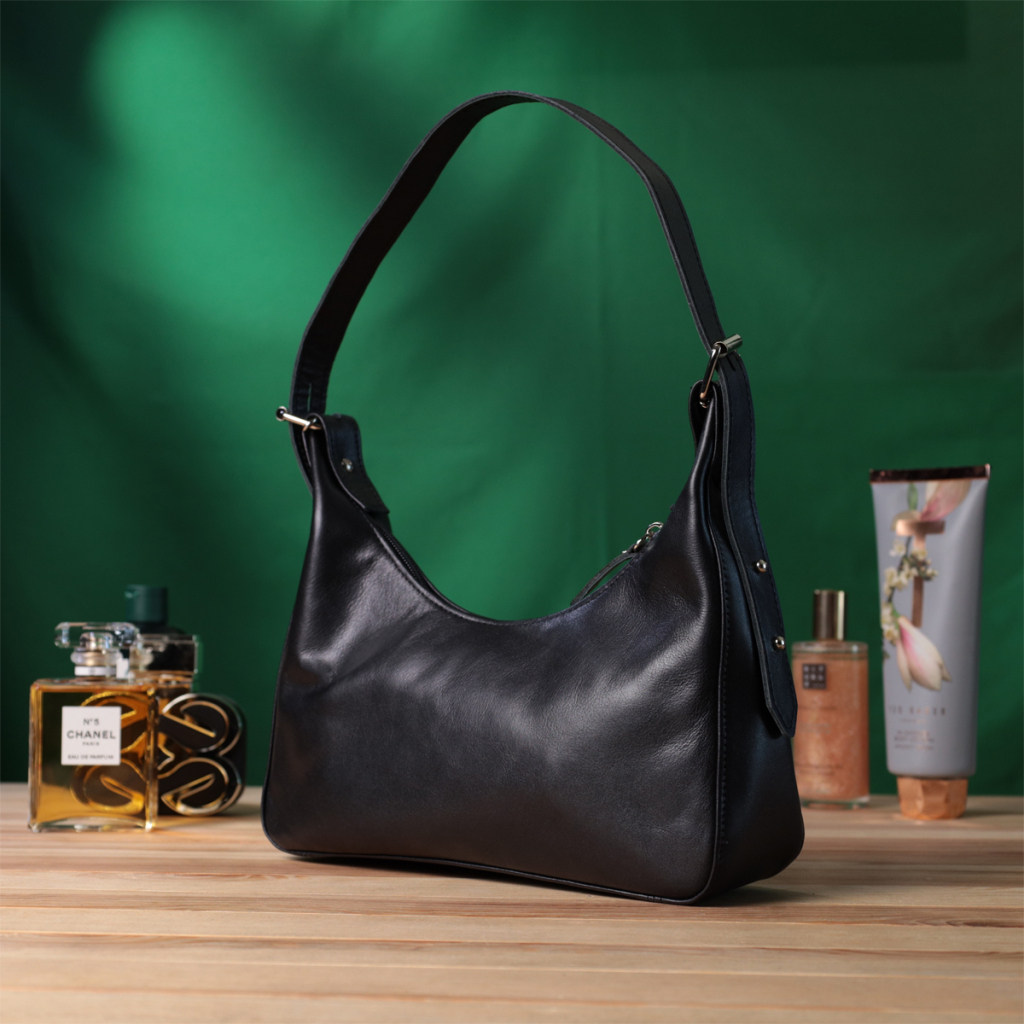 Сумка Shvigel З натуральної шкіри Чорна (22834) - зображення 9