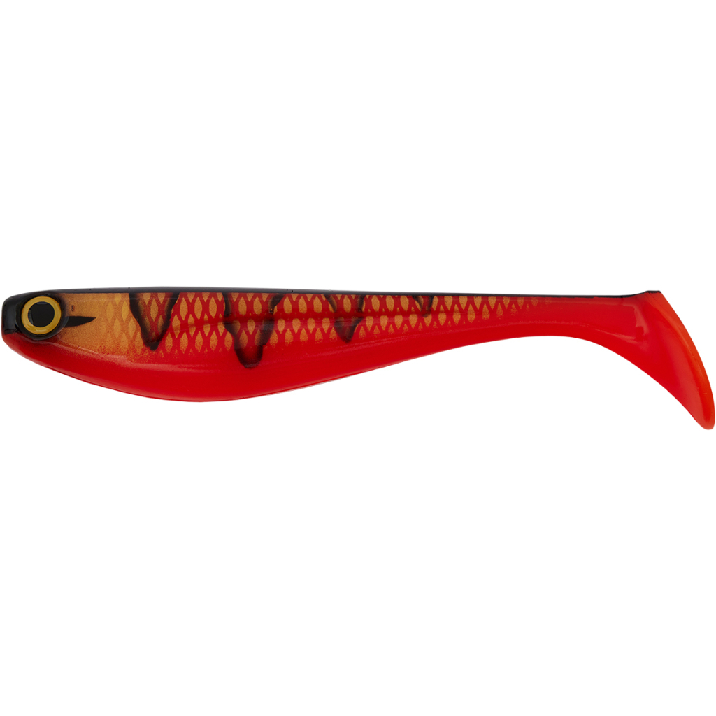 Силікон рибальський FishUP Wizzle Shad 7" 353 - Red Tiger (2шт/уп) (1864.00.07) - зображення 1
