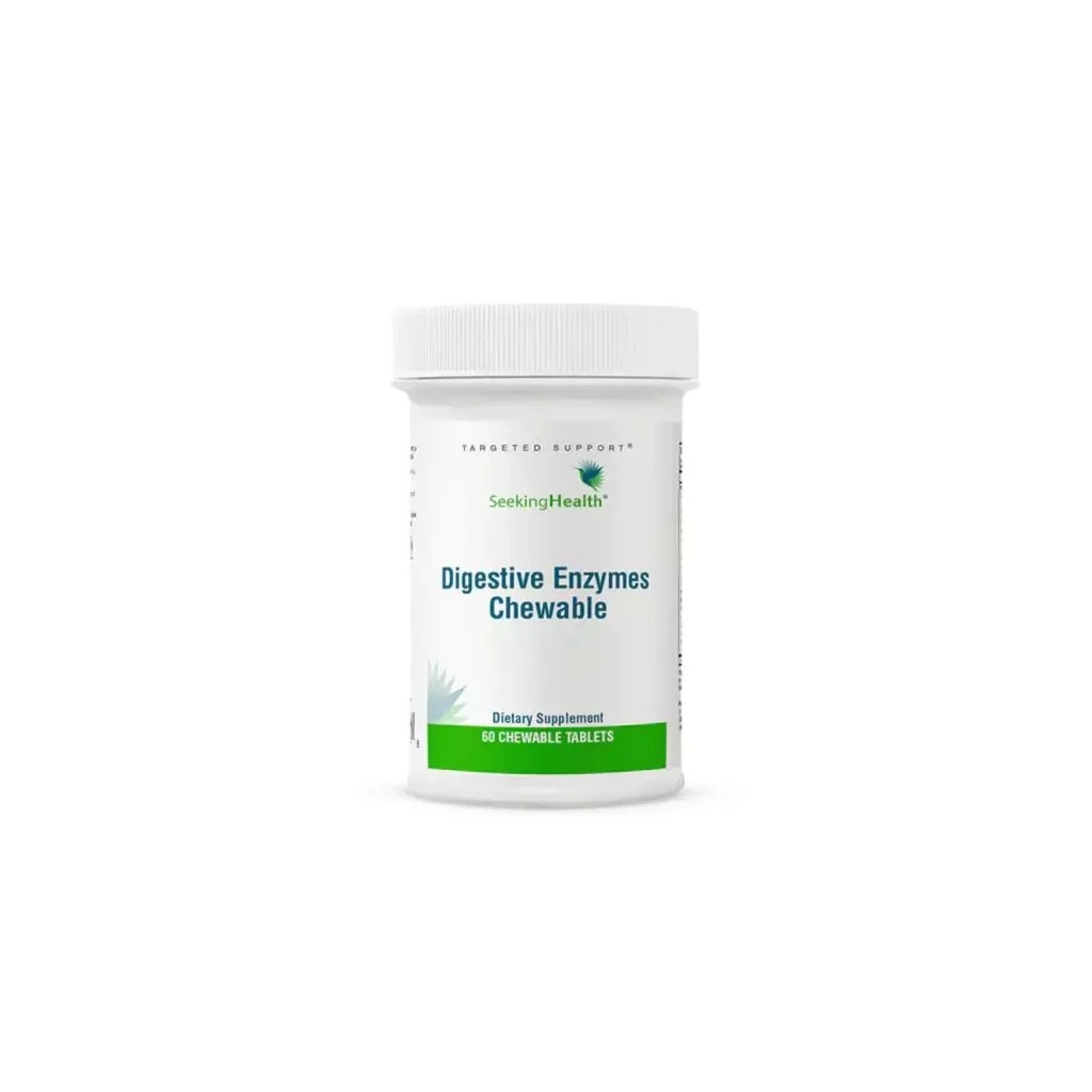 Вітамінно-мінеральний комплекс Seeking Health Травні ферменти, Digestive Enzymes, 60 жувальних та (SKH-52184) - зображення 1