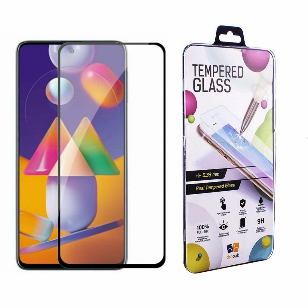 Скло захисне Drobak Samsung Galaxy M31s (Black) (222297) (222297) - зображення 1