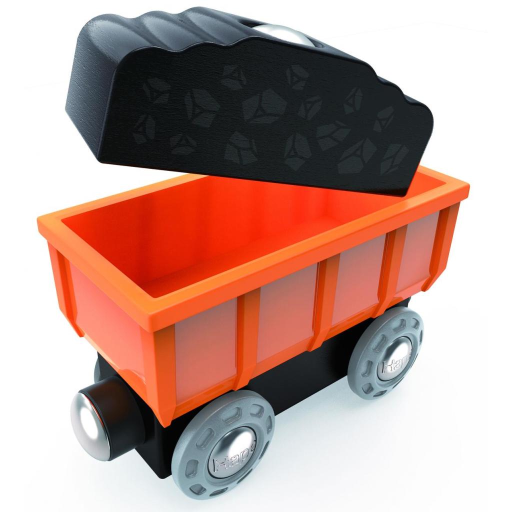 Залізниця Hape Товарний потяг 3 вагони (E3718) - зображення 3