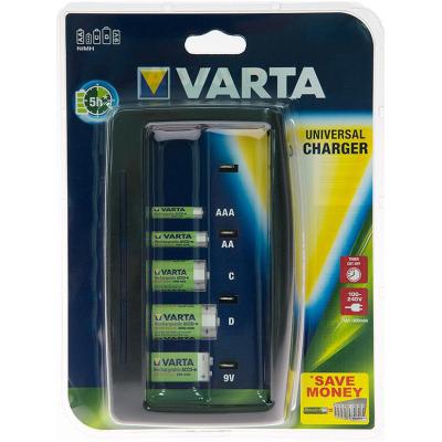 Зарядний пристрій для акумуляторів Varta UNIVERSAL CHARGER AA/AAA/C/D/9V (57648101401) - зображення 1