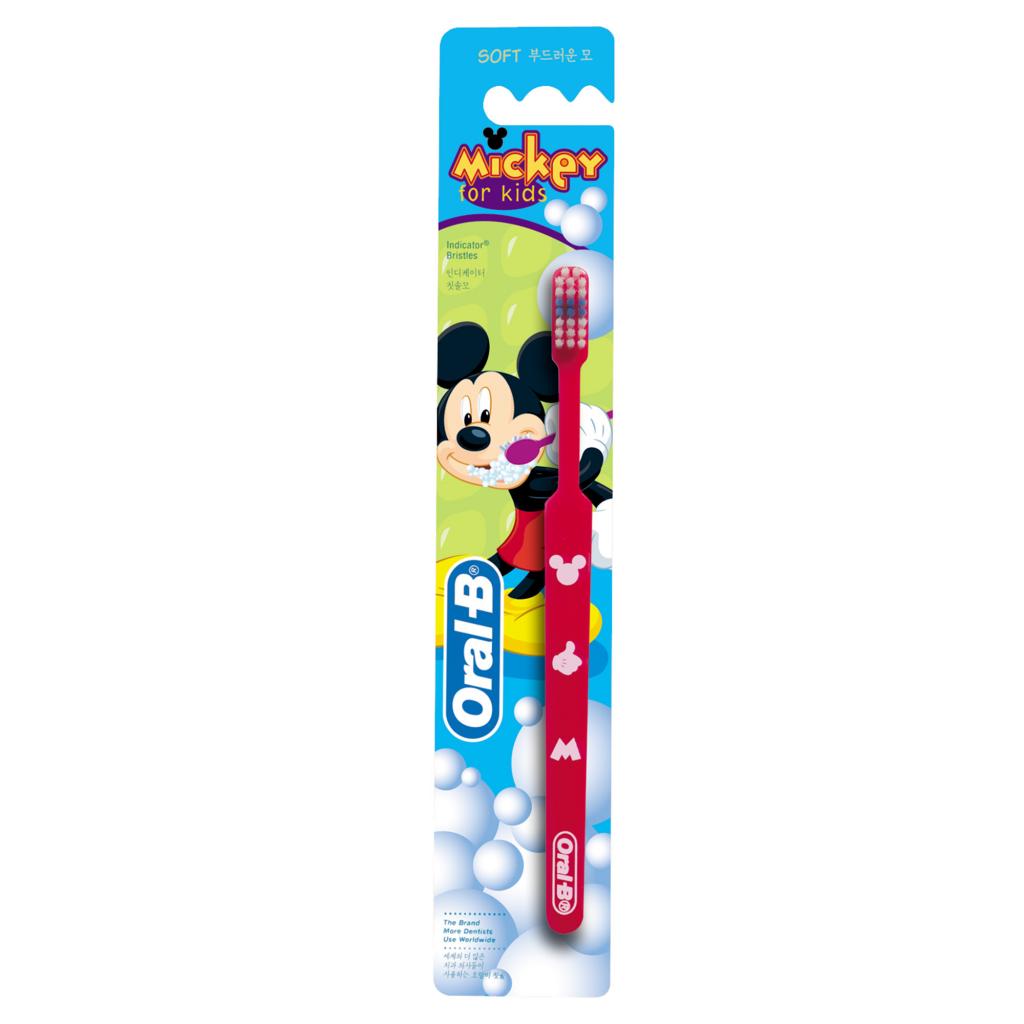 Дитяча зубна щітка Oral-B Kids Mickey (2-4 роки) екстра м'яка 1 шт (3014260286323) - зображення 1