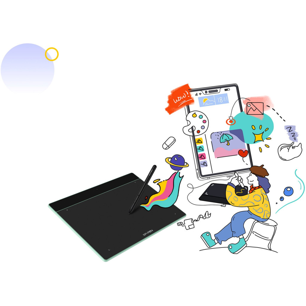 Графічний планшет XP-Pen Deco Fun S Black (Deco Fun S_BK) - зображення 11