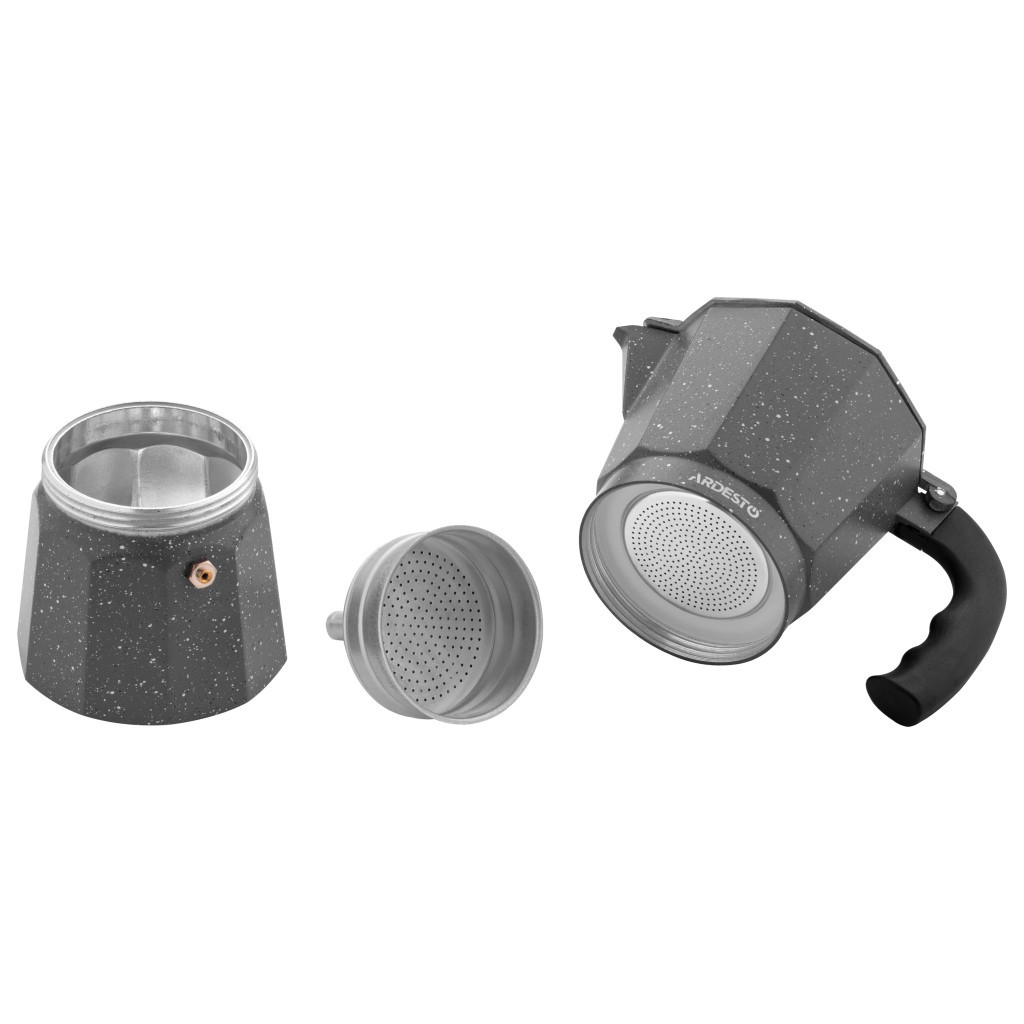Гейзерна кавоварка Ardesto Gemini Molise 3 чашки (AR0803AGS) - зображення 10