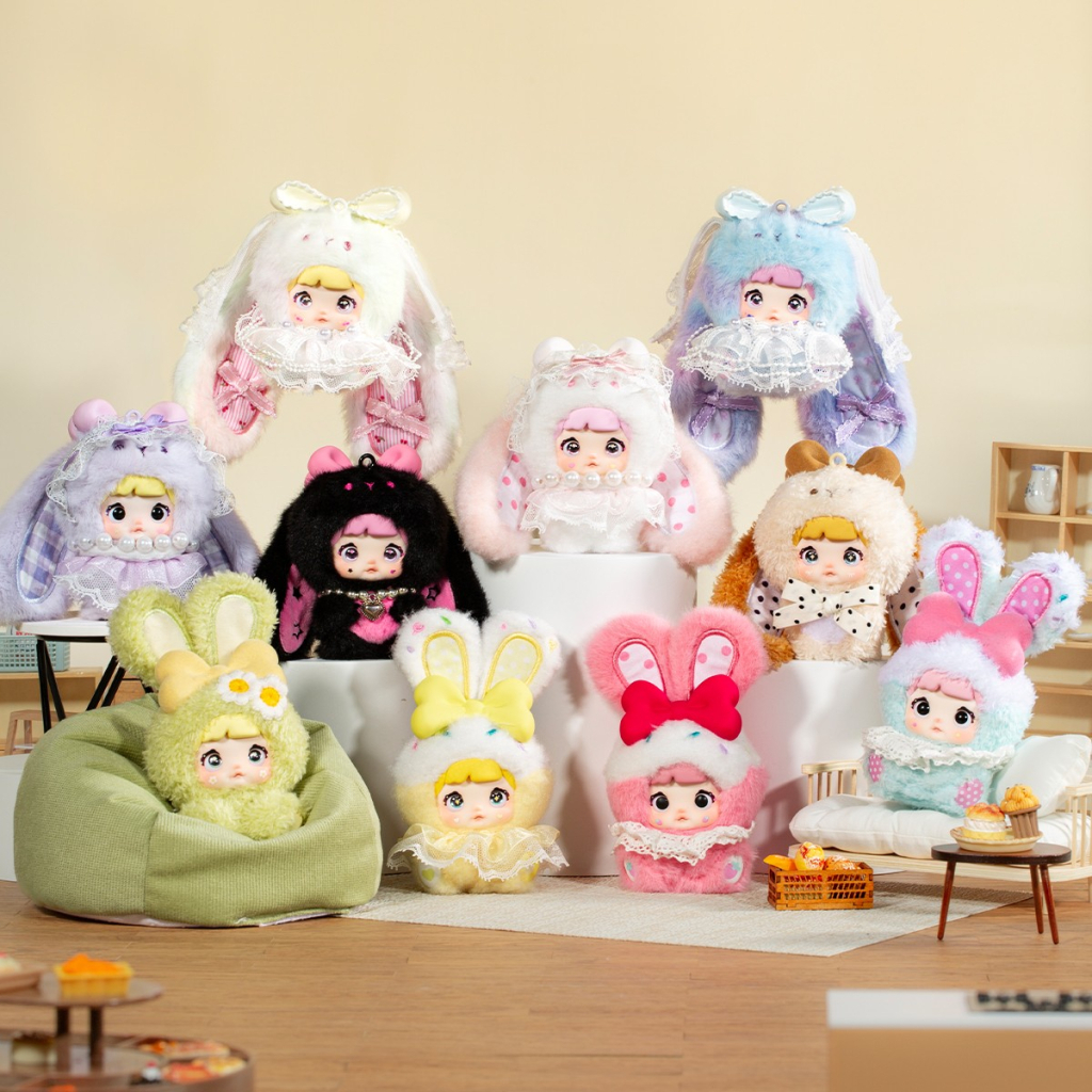 М'яка іграшка Pop Top з кільцем- сюрприз Hi TOY Nommi Зайченята (HC023) - зображення 7