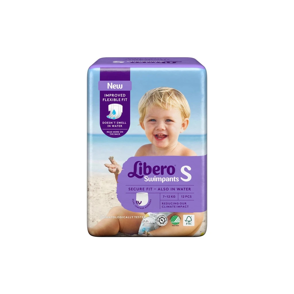 Підгузки Libero Swimpants Small 7-12 кг 12 шт (7322541981659) - зображення 2