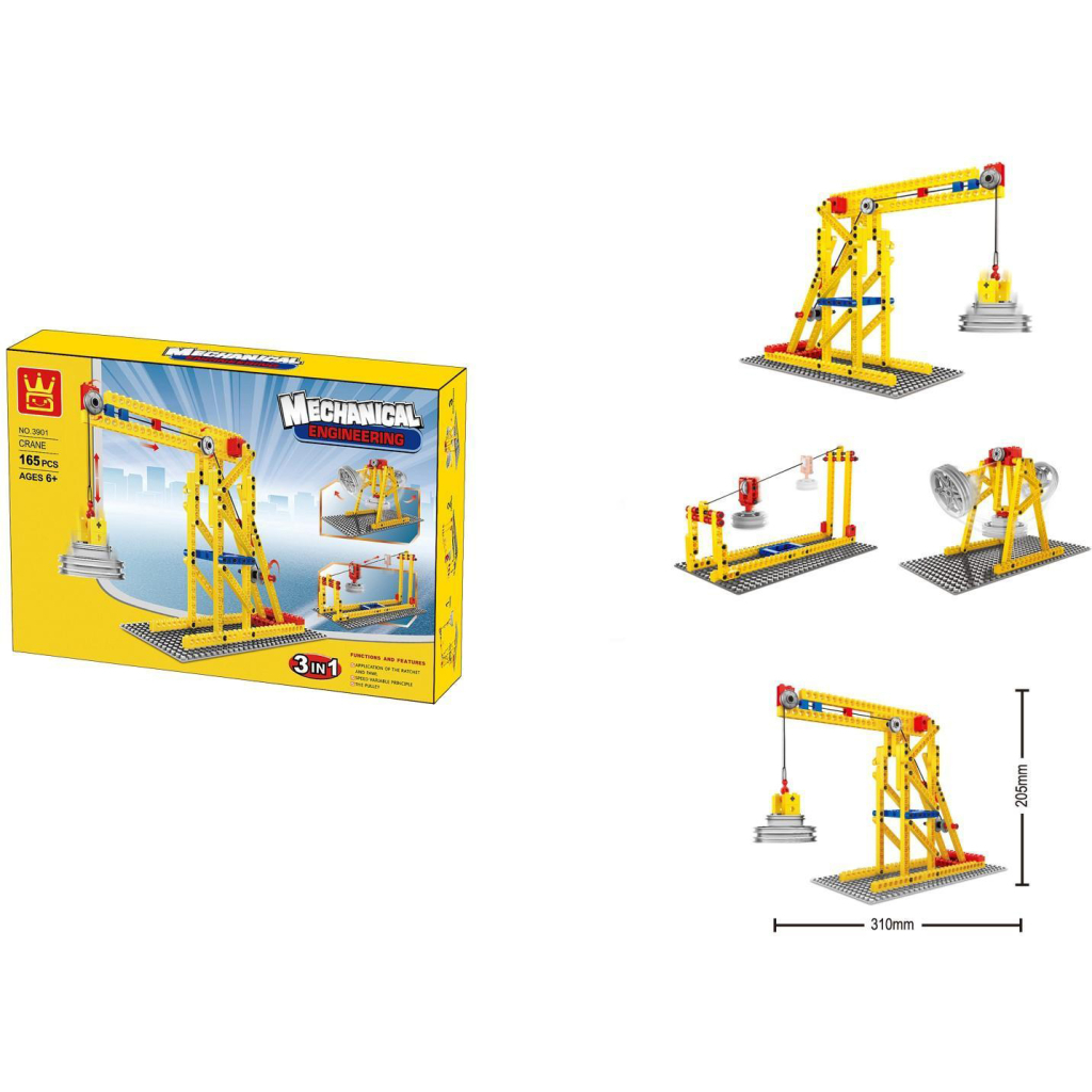 Конструктор Wange STEM Силовий кран (WNG-3901) - зображення 2